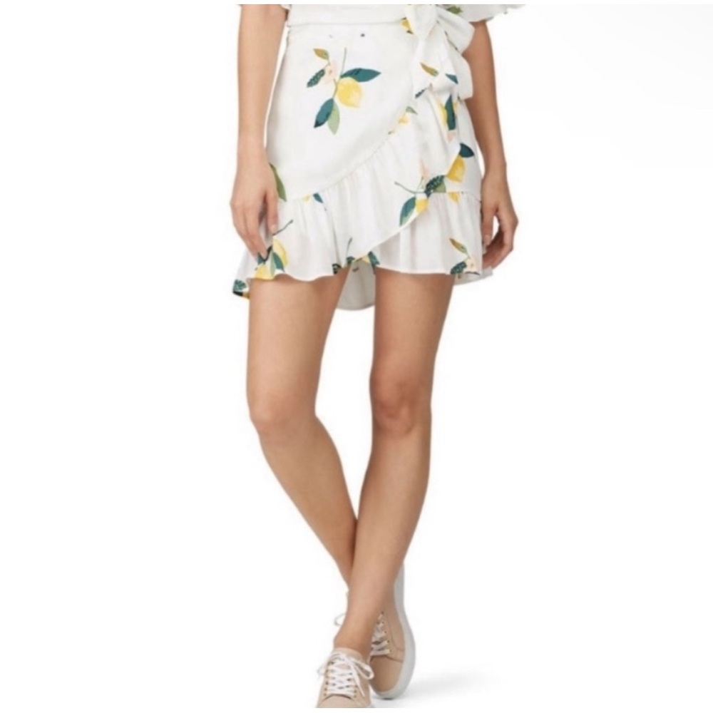Rails Etienne Lemon Wrap Skirt